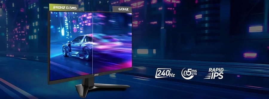 240Hz oyun monitörü, yüksek yenileme hızı ve düşük tepki süresi ile kesintisiz ve akıcı oyun deneyimi sağlar. IPS ekran teknolojisi sayesinde canlı renkler ve geniş görüş açıları sunar.