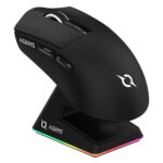 AQIRYS Zephyr Black OLED Ekran Kablosuz Simetrik Gaming Mouse - 2 Yıl Birebir Değişim Garantili