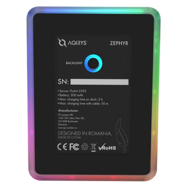 PixArt 3395 sensörlü şarj kutusu, yüksek performanslı ve güncel teknoloji ile tasarlanmış, hızlı şarj edilebilir ve dayanıklı şarj cihazı, LED göstergeli, modern bilgisayar ve laptop aksesuarı.