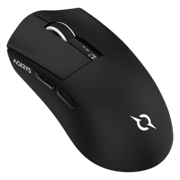 Yüksek çözünürlüklü kablosuz lazer fare, ergonomik tasarımla konforlu kullanım, taşınabilir ve şık siyah renkli bilgisayar aksesuarı.
