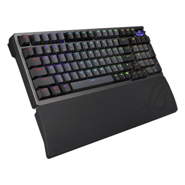 Yüksek performanslı RGB arkadan aydınlatmalı oyun klavyesi, ergonomik tasarım ve geniş touchpad ile oyun ve çalışma için mükemmel.