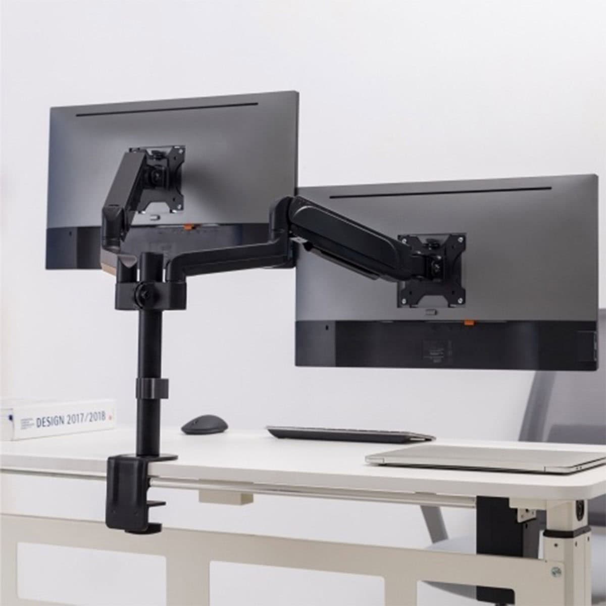 Brateck 17 32 Inç Uyumlu İki Kollu Yükseklik Ayarlı Amortisörlü Monitör Kolu (ldt48 C024) 2