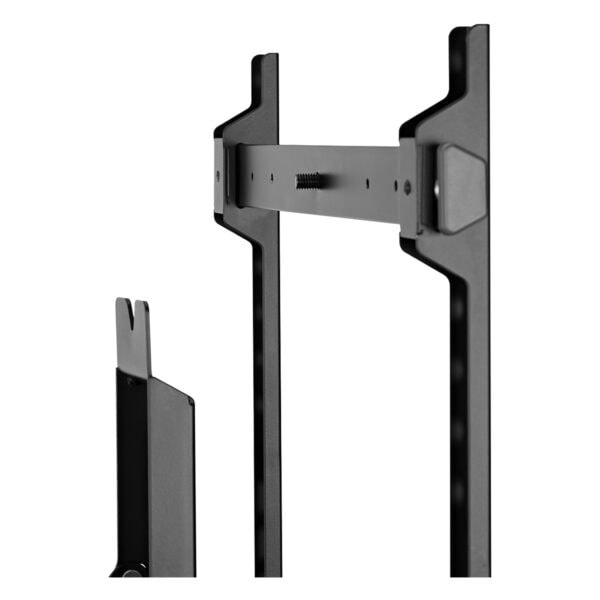 Esnek bilgisayar monitörü tutucu montaj aparatı, hafif ve dayanıklı siyah metal stand, masada LCD ekran yerleştirme ve düzenleme için perakende veya ofis kullanımı.