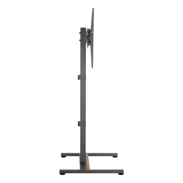 Esnek ayarlanabilir bilgisayar monitör standı, ergonomik kullanım ve masa düzeni için ideal, çeşitli yükseklik ve açı ayarları sunar.