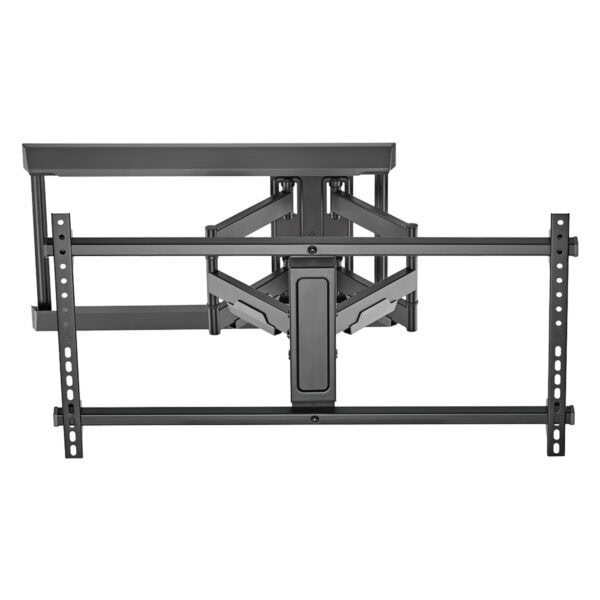 Dayanıklıklı büyük ekran TV ve monitör askı aparatı, yüksek taşıma kapasitesi ve ayarlanabilirliği ile güvenle kullanılır. Metal yapı ve esnek montaj seçenekleriyle modern ofis ve ev ortamlarına uyum sağlar.