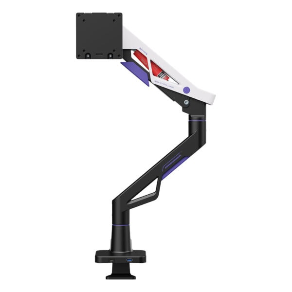 Yüksek teknik monitör sabitleme kolu, bilgisayar ve görsel ekipmanlar için ergonomik destek sağlar, esnek hareket kabiliyeti ile ofis ve tasarım ortamlarında kullanıma uygundur.