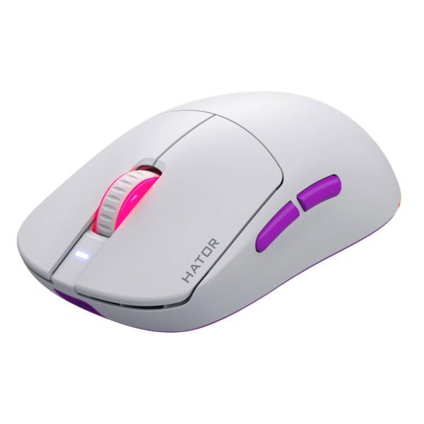 Yüksek performanslı gaming ve ofis kullanımı için tasarlanmış, RGB aydınlatmalı HATOR marka kablosuz gaming mouse. Ergonomik tasarımı ve özel tuşlarıyla kullanıcı deneyimini artırır.