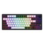 HATOR Skyfall Mag Ultima Wireless White-Black %80 Hator Aurum Ice Manyetik Switch 8K Hz Hall Effect Hotswap RGB Kablosuz İngilizce Gaming Klavye (HTK3880)