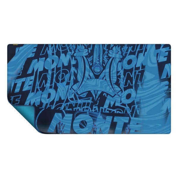 Makaslı bilgisayar mousepad, Şehir temalı mavi ve siyah tasarımlı Çekici oyun ve çalışma mousepad, yüksek kaliteli, kaymaz yüzey ve dayanıklı malzeme ile ergonomik kullanım sağlar.