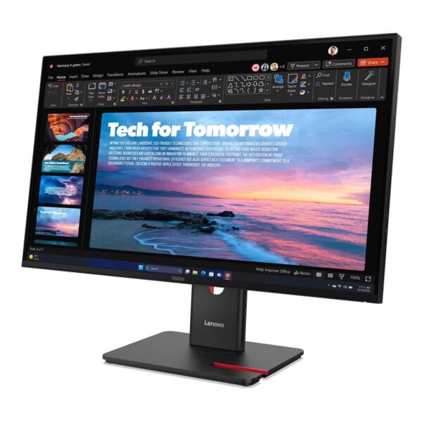 Lenovo marka 24 inç Full HD ekranlı bilgisayar monitörü, kaliteli görüntü ve geniş ekran deneyimi sunar. Ofis ve oyun kullanımı için ideal, ergonomik tasarım ve gelişmiş bağlantı özellikleriyle öne çıkar.