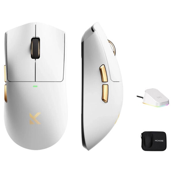 Yüksek performanslı ve şık tasarımlı oyun mouse seti, ergonomik yapı, hassasiyet ayarları ve kablosuz bağlantı özellikleriyle üstün oyun deneyimi sağlar.