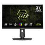 MSI MAG 274QPF X32 27 inç 320Hz 0.5ms 2K WQHD Adaptive Sync Rapid IPS Pivot Gaming Monitör