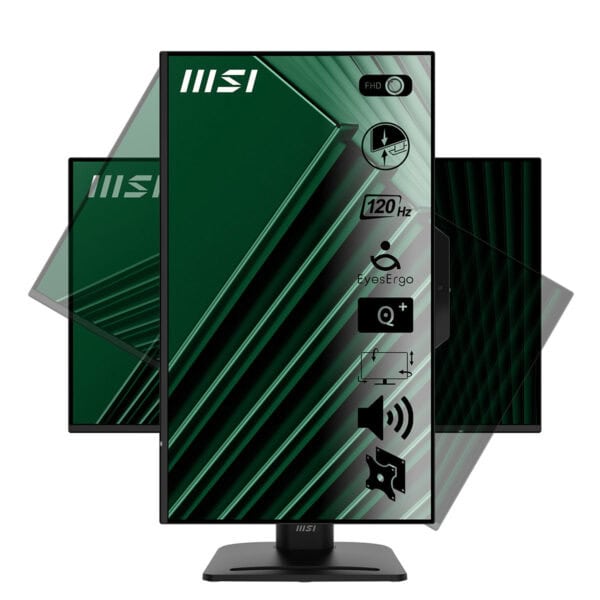 IPS monitör, 120 Hz yenileme hızı, EyeErgo teknolojisi ve Q+ özellikleriyle yüksek performans ve konfor sağlar. Çok yönlü ekran ayarı ve gelişmiş ses özellikleri sunar, profesyonel ve oyun deneyimleri için ideal.