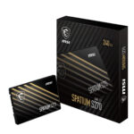 MSI SPATIUM S270 SATA 2.5 240GB Okuma 500MB - Yazma 400MB SATA SSD