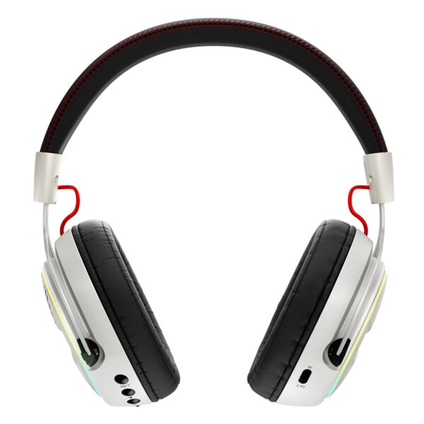 Sesli gaming kulaklık, yüksek kaliteli kablosuz stereo kulaklık, rahatsızlık vermeyen yumuşak kafa bandı, LED aydınlatmalı ve hafif tasarım, günlük ve oyun kullanımı için ideal.