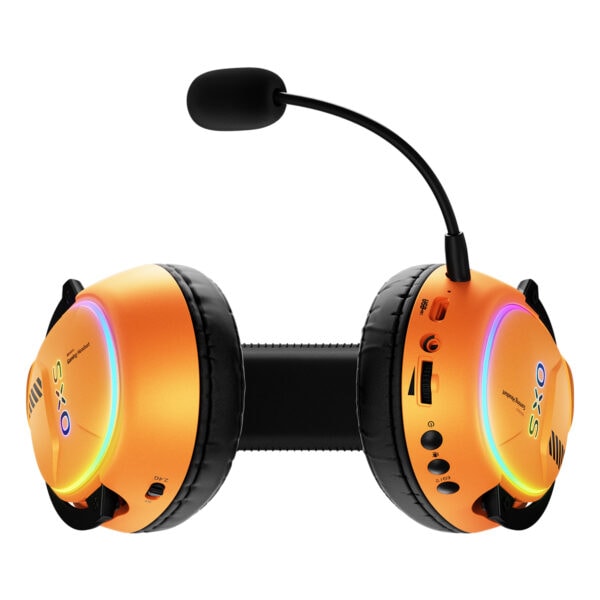 26. kulaklık, RGB aydınlatmalı oyun kulaklığı, kablosuz ve ergonomik tasarım.