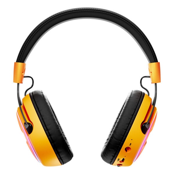 Kablosuz oyun kulaklığı, RGB aydınlatmalı, rahat kulak pedleri ve gelişmiş ses kalitesi ile mükemmel oyun deneyimi sağlar.