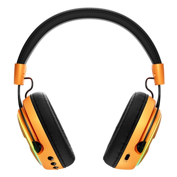 Oyuncu ve oyunseverler için kablosuz RGB ışıklı gaming kulaklık, yüksek ses kalitesi ve konforlu kullanım sağlar. Üst segment model, Bluetooth ve 2.4G kablosuz bağlantı özellikleri ile dikkat çeker.