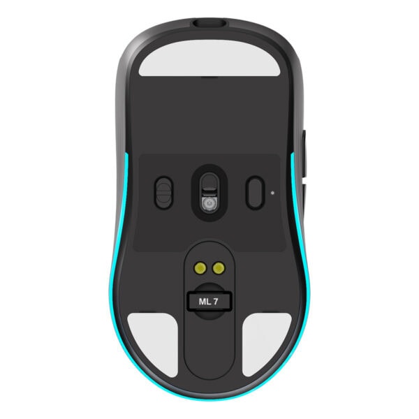 Kablosuz mouse, ergonomik tasarım, programlanabilir tuşlar ve yüksek hassasiyetle ultra düşük gecikme özellikleriyle ofis ve oyun kullanımı için ideal.