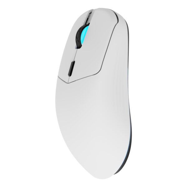 Yüksek çözünürlükte, kablosuz ergonomik beyaz lazer mouse, bilgisayar ve dizüstü bilgisayarlar için ideal.