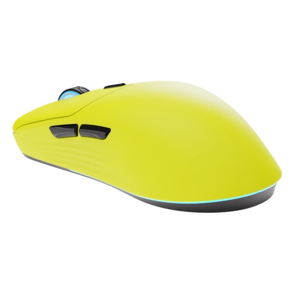 Yüksek hız ve hassasiyet sağlayan ergonomik kablosuz mouse, parlak sarı renk ve şık tasarım. Çeşitli DPI ayarları ve konforlu kullanım özellikleriyle ofis ve oyun deneyimini artırır.