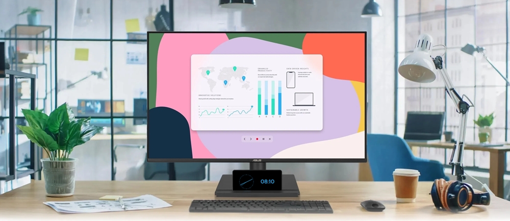 ASUS VA27AQ 27 inç 75Hz 1ms 2K QHD IPS Monitör için uygun alt metin.