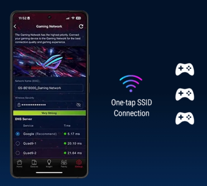 ASUS ROG Strix GS-BE18000 Gaming Router H19