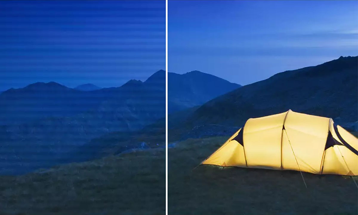 LowBlue modu ve Flicker-free gözleri daha az yorar