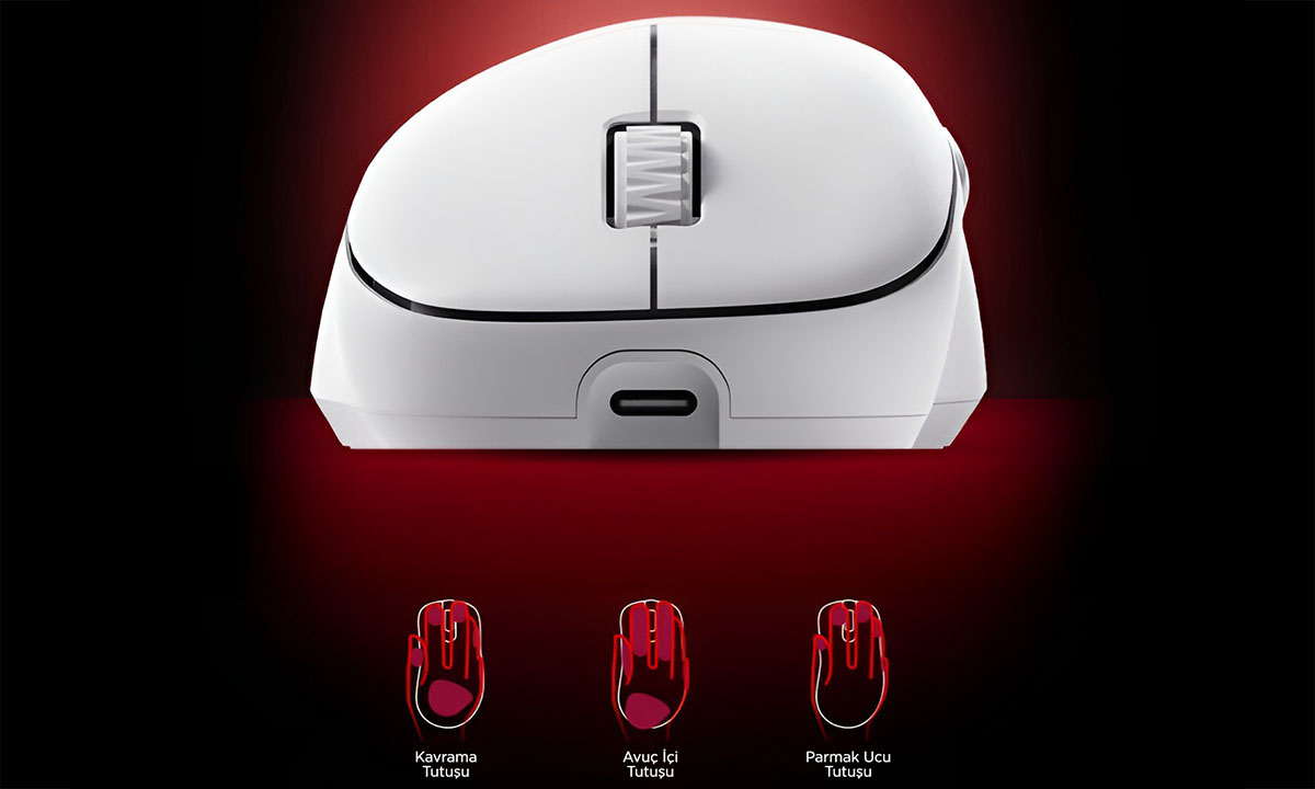 Asimetrik Sağ El Ergonomik Tasarım