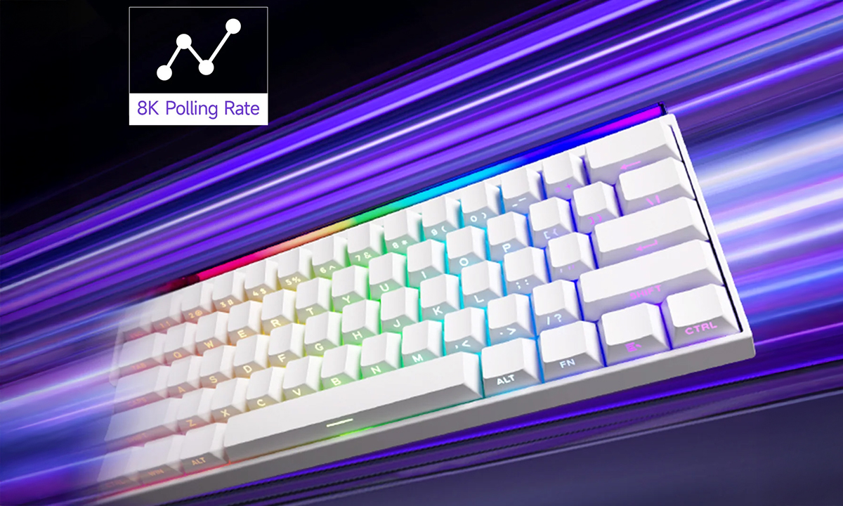 8,000Hz polling rate