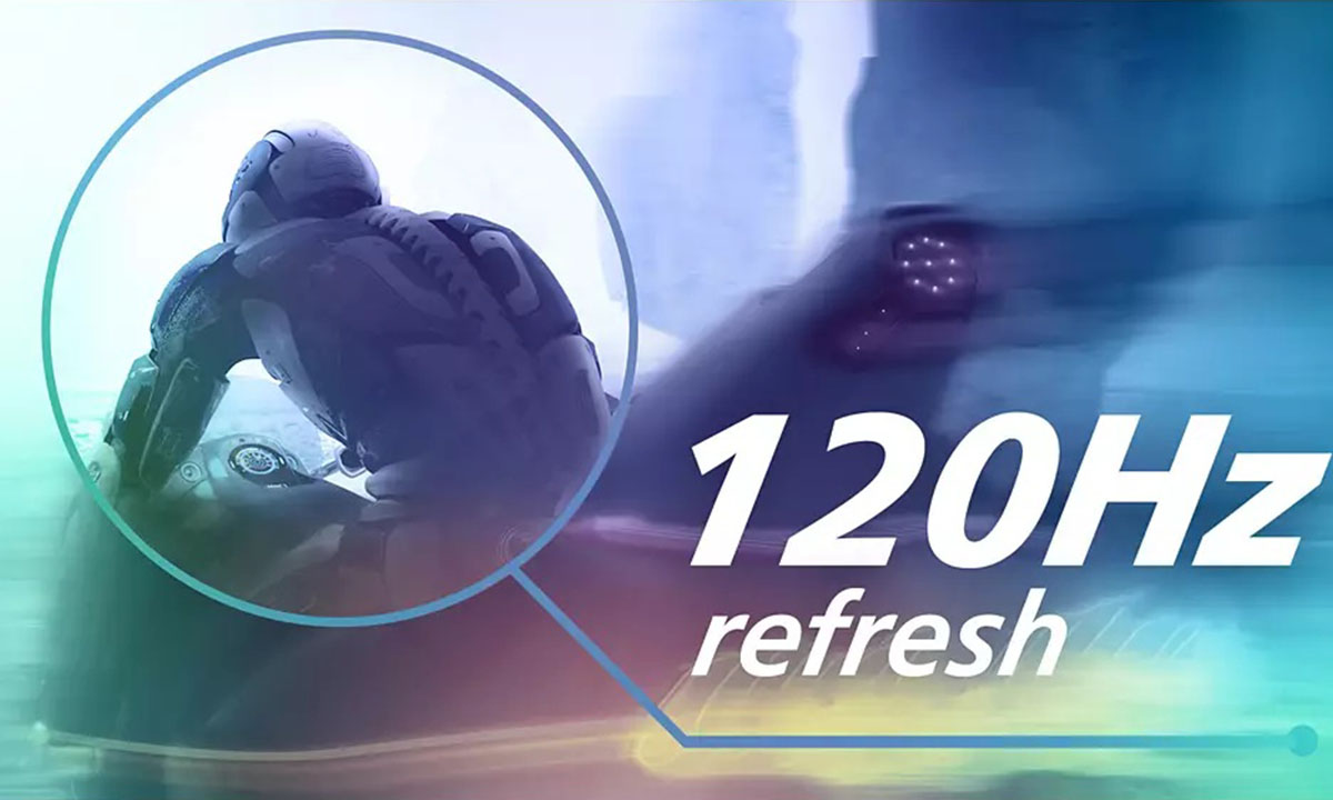 Ultra akıcı, muhteşem görüntüler için 120 Hz yenileme hızları