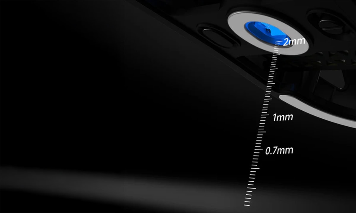Kare ve yuvarlak detaylara sahip bilgisayar soğutucu ayar göstergesi. 2mm, 1mm ve 0.7mm gibi ölçümlerle ayarlama yapmaya olanak tanır ve laptop soğutma sistemlerinde kullanılabilir.