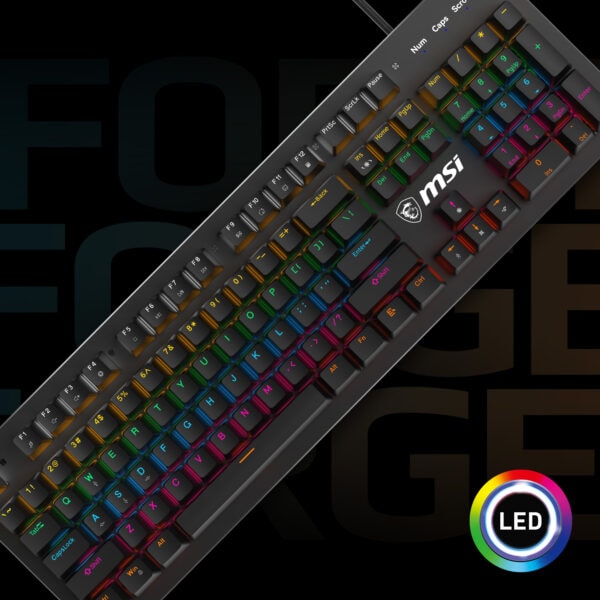 MSI FORGE GK300 Red Switch Gaming Klavye H7