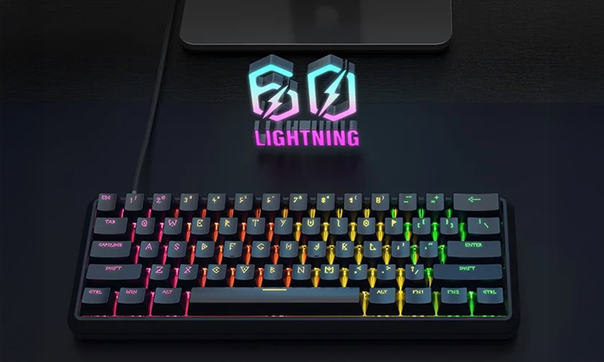 Renkli aydınlatmalı mekanik oyuncu klavyesi, RGB ışıklandırma ile LED klavyenin görsel çekiciliği ve yüksek performansı. Gaming ve profesyonel kullanım için ideal, ergonomik tasarımıyla üstün deneyim sağlar.