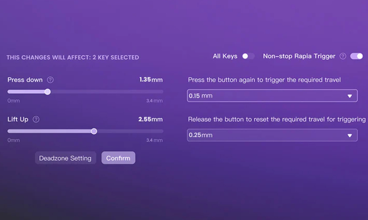 Ayarlanabilir çalıştırma mesafesi