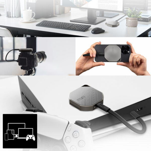 Yüksek Hızlı Taşınabilir SSD, 1 TB Hafıza ile Verimli Veri Transferi.