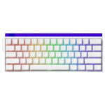 AKKO Veekos Shine60 HE %60 Flash Manyetik Switch 8K Hz Hall Effect Hotswap RGB Kablosuz İngilizce Gaming Klavye