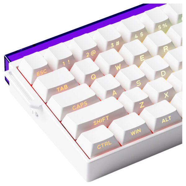 Akko Veekos Shine60 He Flash Manyetik Switch 8k Hz Hall Effect Hotswap Rgb Kablosuz Ingilizce Mekanik Gaming Klavye 6