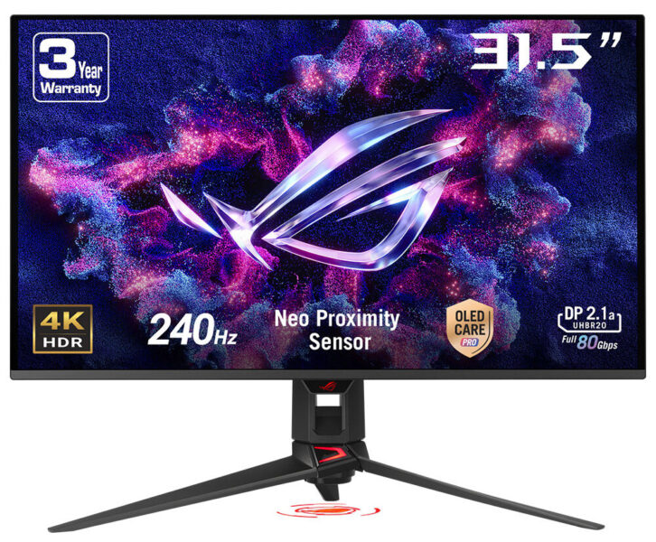ASUS ROG Swift OLED PG32UCDMR Gaming Monitör H2