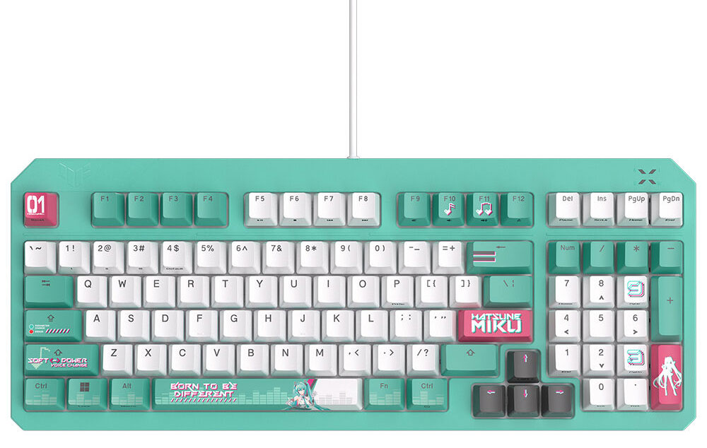 ASUS TUF Gaming K3 Gen II Hatsune Miku Edition Gaming Klavye H1