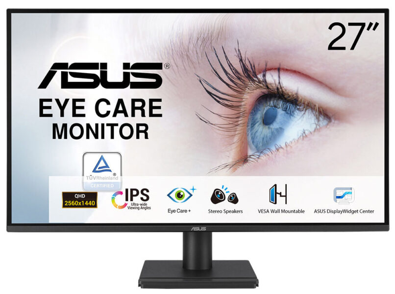 ASUS VA27AQ 27 inç 75Hz 1ms 2K QHD IPS Monitör için ideal ekran çözümü. Adaptive Sync teknolojisi ve yüksek yenileme hızıyla oyun ve profesyonel kullanımda üstün performans sağlar.
