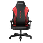 DXRacer Tank XXL EPU Yapay Deri Bel Destekli 4D Hafızalı Yastık Siyah Kırmızı Oyuncu Koltuğu