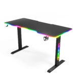 Karr Gaming ION RGB Aydınlatmalı 160x74 Siyah Tabla Oyuncu Masası