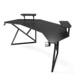 Karr Gaming Vortex 180x75 Siyah Tabla Kanatlı Oyuncu Masası