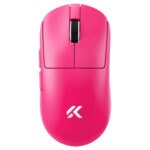 MCHOSE A7 V2 Pro Rose Red 8K Hz (Kablosuz 8K için Ayrı Alıcı Gerektirir) PAW3395 Sensör Kablosuz Simetrik Gaming Mouse (MC-A7V2-3)