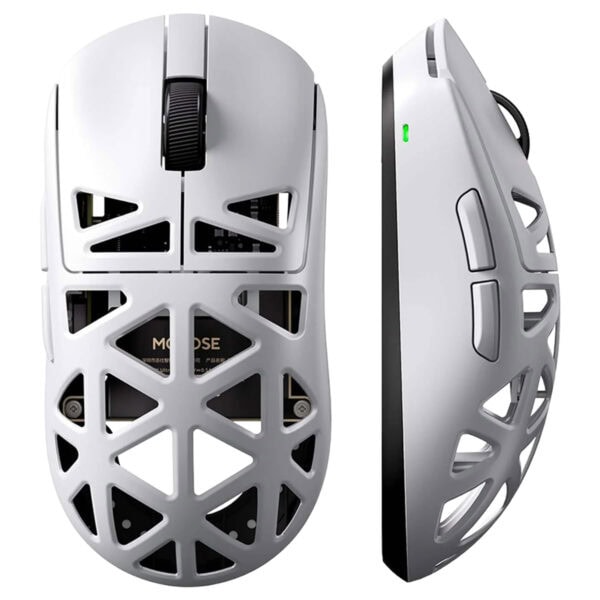 Yüksek performanslı kablosuz lazer fare, şık ve hafif tasarımıyla ergonomik kullanım sağlar, üstün hassasiyet ve hızlı tepki süresi sunar, bilgisayar ve oyun kullanımı için idealdir.