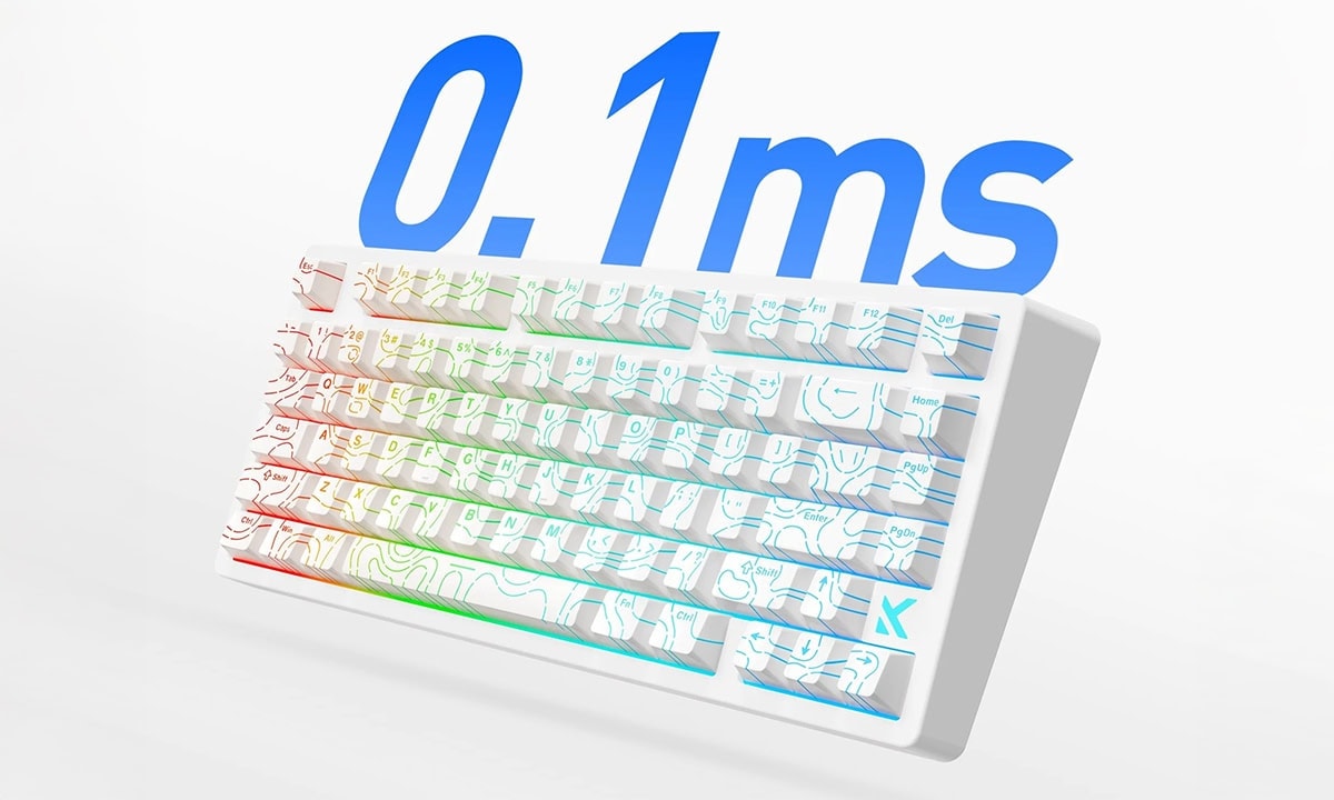 Yüksek hassasiyette bilgisayar klavyesi, RGB aydınlatmalı, dayanıklı ve ergonomik tasarım, oyun ve ofis kullanımı için ideal.