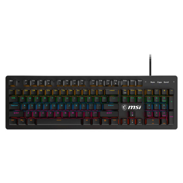 Msi Forge Gk300 Red Switch Rgb Mekanik Gaming Klavye 1