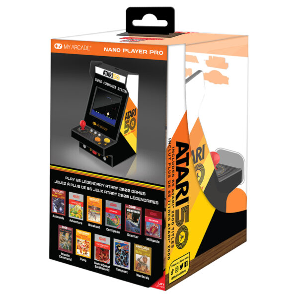 My Arcade 12cm Atari Tasinabilir Retro Arcade Oyun Konsolu 75 Oyun 10