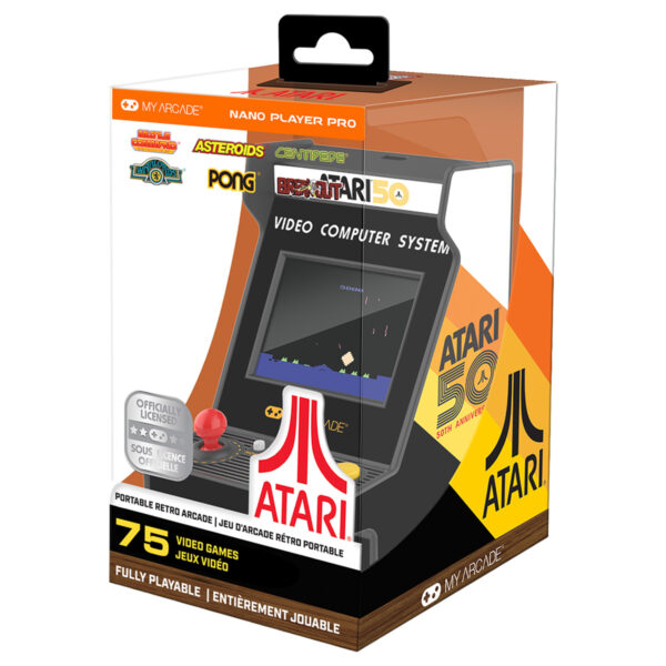 My Arcade 12cm Atari Tasinabilir Retro Arcade Oyun Konsolu 75 Oyun 8